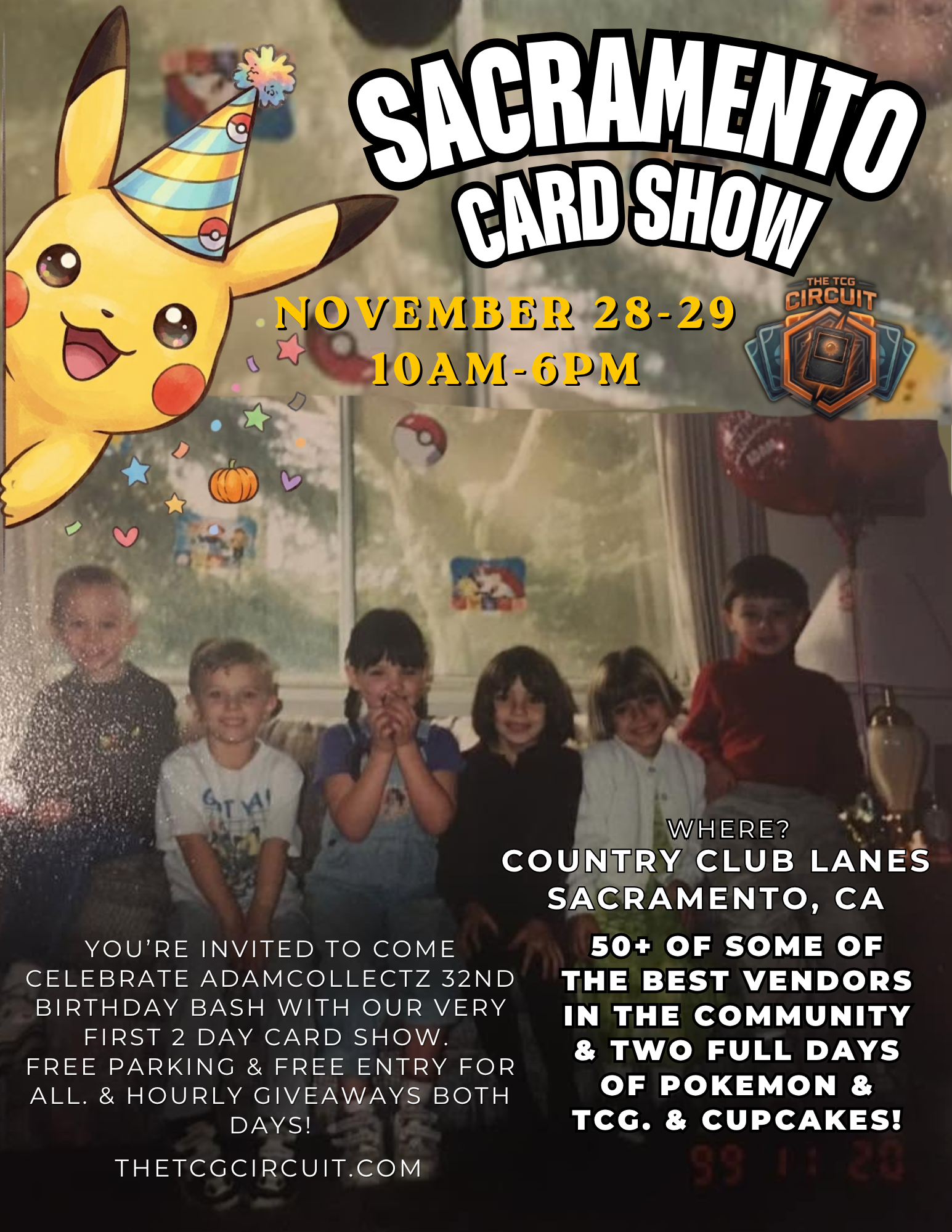 TCG Circuit Sacramento Card Show flyer
